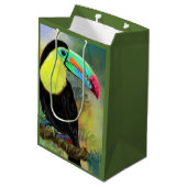 Toucan Toco-cadeaubag Medium Cadeauzakje (Achterkant Gekanteld)