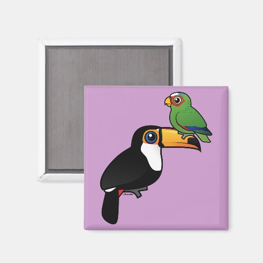 Toucan Tower Magneet (Voorkant / Achterkant)