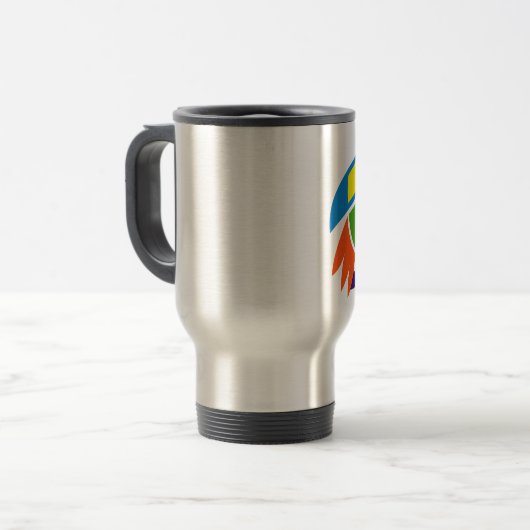 Toucan Travel Mug Reisbeker (Voorkant links)