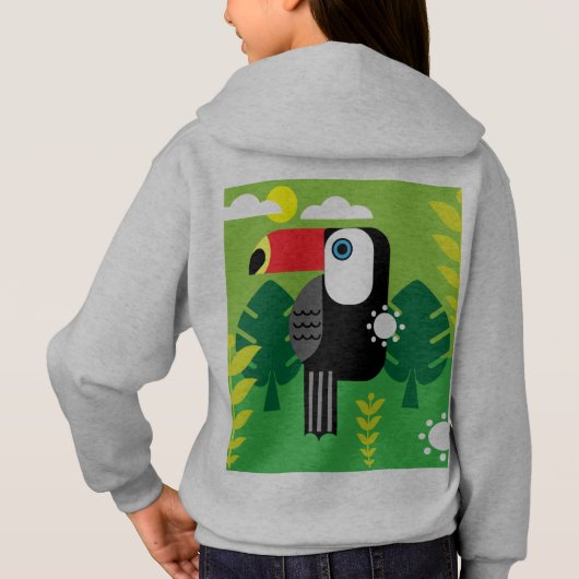 Toucan Tropical Bird (Achterkant)