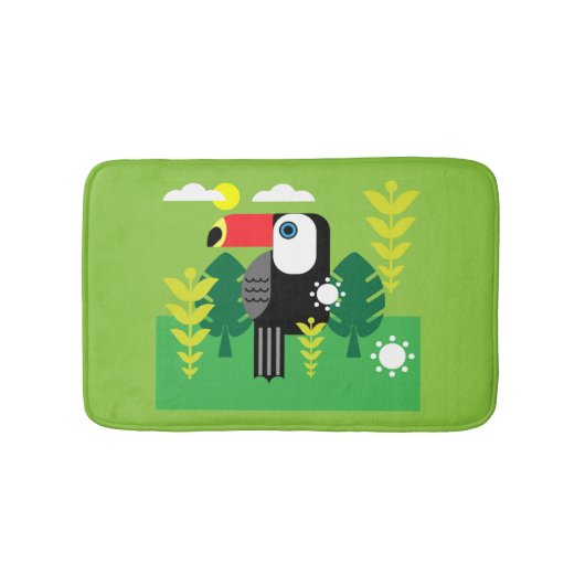 Toucan Tropical Bird Badmat (Voorkant)
