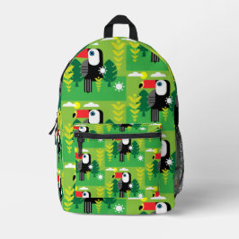 Toucan Tropical Bird Bedrukte Rugzak