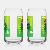 Toucan Tropical Bird Blikvorm Glas (Links)