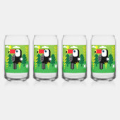 Toucan Tropical Bird Blikvorm Glas (Achterkant)