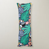 Toucan Tropical Bird Body Pillow Lichaamskussen (Achterkant (Verticaal))