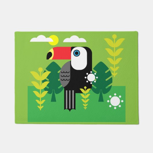 Toucan Tropical Bird Deurmat (Voorkant)