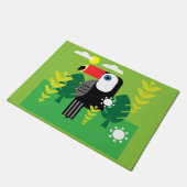 Toucan Tropical Bird Deurmat (Schuin)