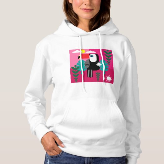 Toucan Tropical Bird Hoodie (Voorkant)