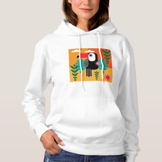Toucan Tropical Bird Hoodie (Voorkant)
