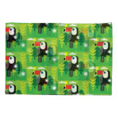 Toucan Tropical Bird Kussensloop (Achterkant)