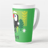 Toucan Tropical Bird Latte Mok (Rechterhoek)