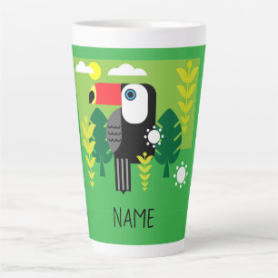 Toucan Tropical Bird Latte Mok
