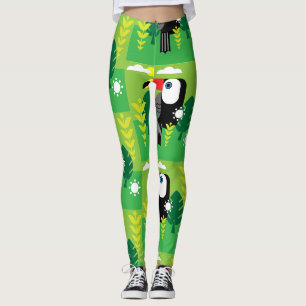 Toucan Tropical Bird Leggings