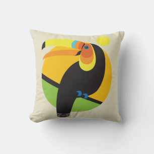 Toucan Tropical Bird Oerwoud Kussen