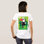 Toucan Tropical Bird T-shirt (Achterkant volledig)