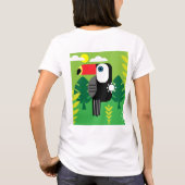 Toucan Tropical Bird T-shirt (Achterkant)
