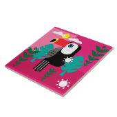 Toucan Tropical Bird Tegeltje (Zijkant)