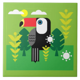Toucan Tropical Bird Tegeltje