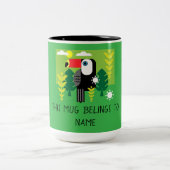 Toucan Tropical Bird Tweekleurige Koffiemok (Center)