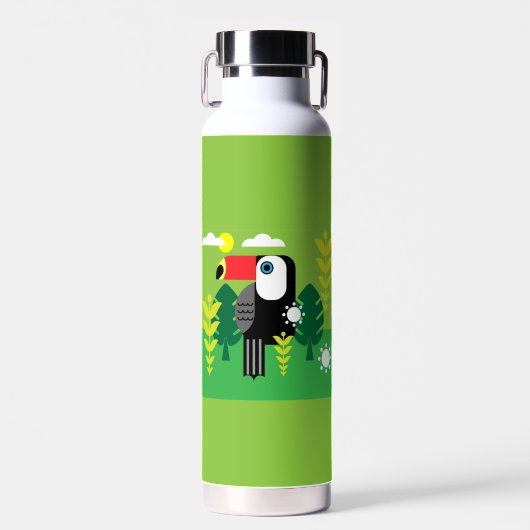 Toucan Tropical Bird Waterfles (Voorkant)
