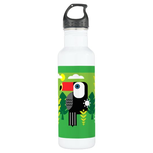 Toucan Tropical Bird Waterfles (Voorkant)