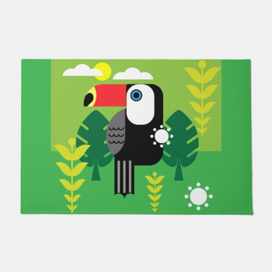 Toucan Tropical Birds Deurmat (Voorkant)