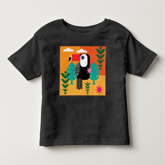 Toucan Tropical Birds Kinder Shirts (Voorkant)