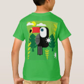 Toucan Tropical Birds T-shirt (Achterkant)