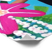 Toucan Tropical Flowers Oerwoud Bird Wall Art Poster (Hoek)