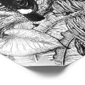 Toucan tropical garden foto afdruk (Hoek)