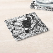 Toucan tropical garden kartonnen onderzetters (Schuin)