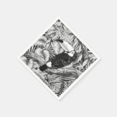 Toucan tropical garden servet (Hoek)