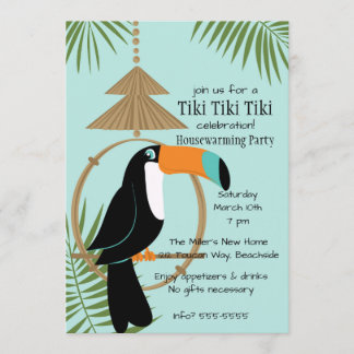 Toucan Tropical Invitation Kaart
