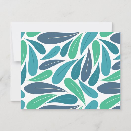 Toucan Tropical Leaf Stationery Note Kaart Notitiekaartje (Achterkant)