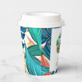 Toucan Tropical Rainforest Summers Vrijgezellenfee Papieren Bekers (Rechts)