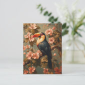 Toucan Tropical stijl schilderij Briefkaart (Staand voorkant)