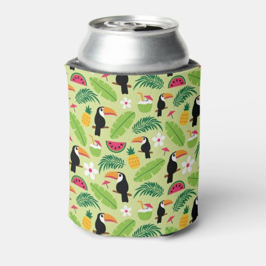 Toucan Tropical Summer Blikjeskoeler (Blikje Achterkant)