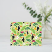 Toucan Tropical Summer Briefkaart (Staand voorkant)