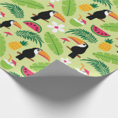 Toucan Tropical Summer Cadeaupapier (Hoek)