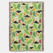 Toucan Tropical Summer Deken (Voorkant Verticaal)
