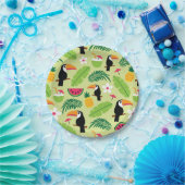 Toucan Tropical Summer Papieren Bordje (Feest)