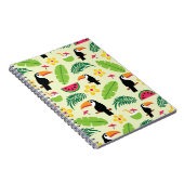 Toucan Tropical Summer Pattern Notitieboek (Rechterzijde)