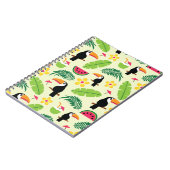 Toucan Tropical Summer Pattern Notitieboek (Linkerzijde)