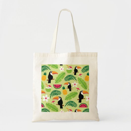 Toucan Tropical Summer Tote Bag (Voorkant)