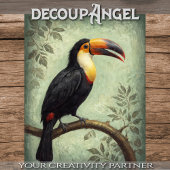 Toucan Tropical Touch - Decoupage - Tissuepapier