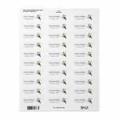 Toucan Tropisch Aquarel Zomer Etiket (Full Sheet)