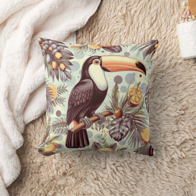  Toucan tropisch patroon Kussen (Deken)