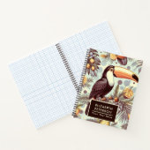 Toucan tropisch patroon Notitieboek (Binnen)
