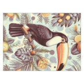 Toucan tropisch patroon Tafelkleed (Voorkant (Horizontaal))