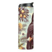 Toucan tropisch patroon Thermosbeker (Gedraaid links)
